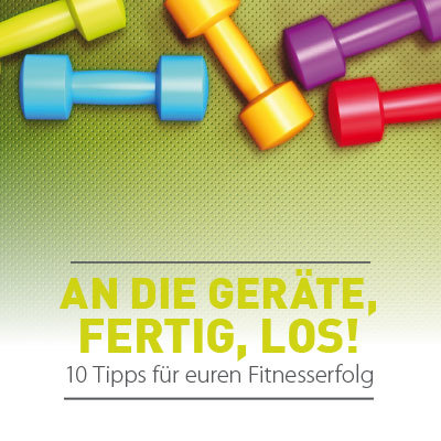 An die Geräte, fertig, los!