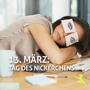 13. März Tag des Nickerchens